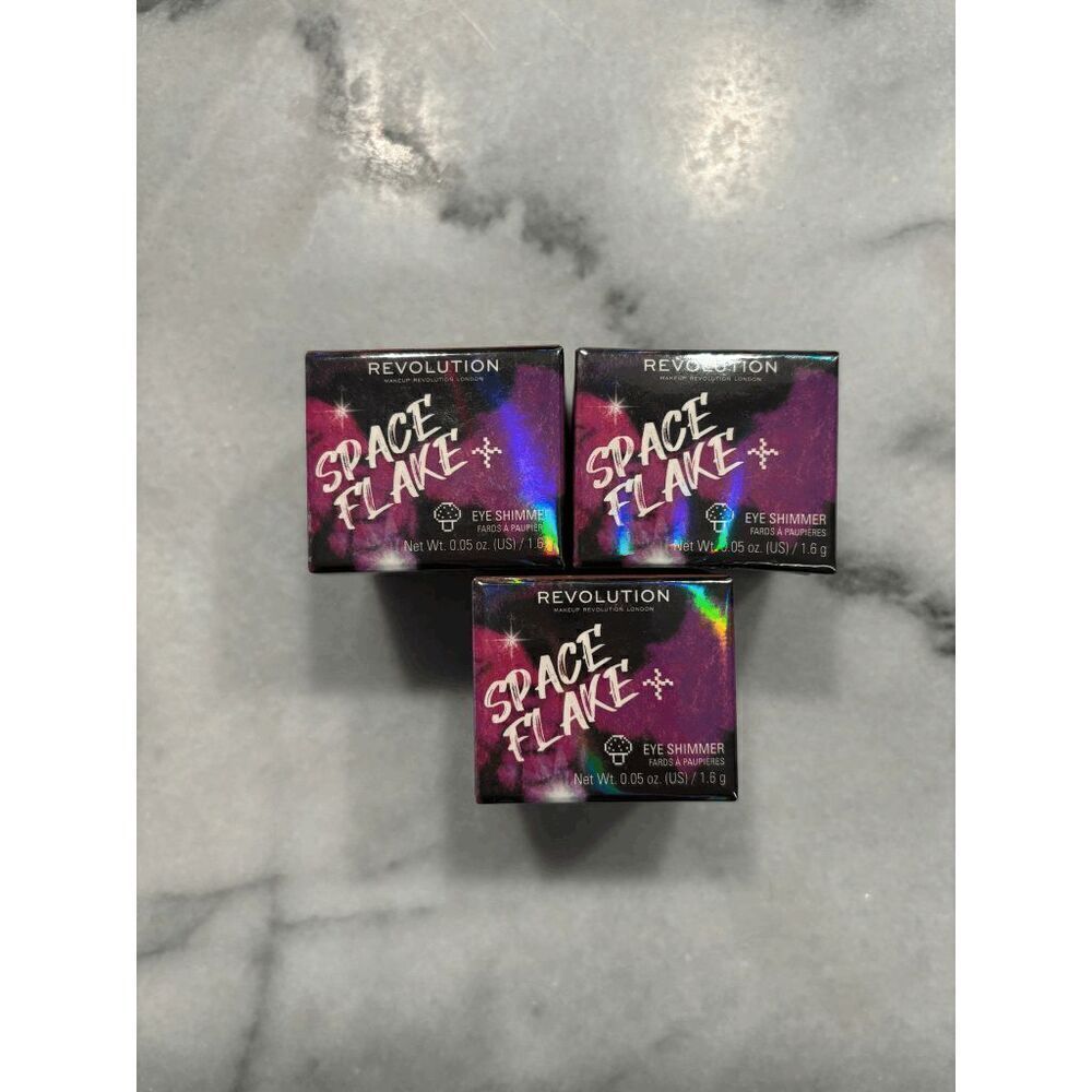 Revolution Space Flake Eye Shimmer in Star Lot of 3